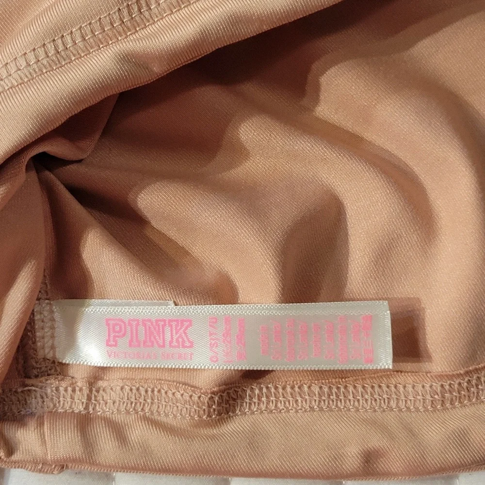 PINK Victoria’s Secret Dusty Pink Beige Neck Gaiter Mask Running Hiking Outdoors